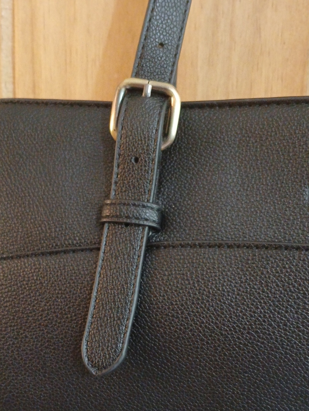 Ecosusi Vegan Leather Laptop Tote Bag - Picture 3 of 11